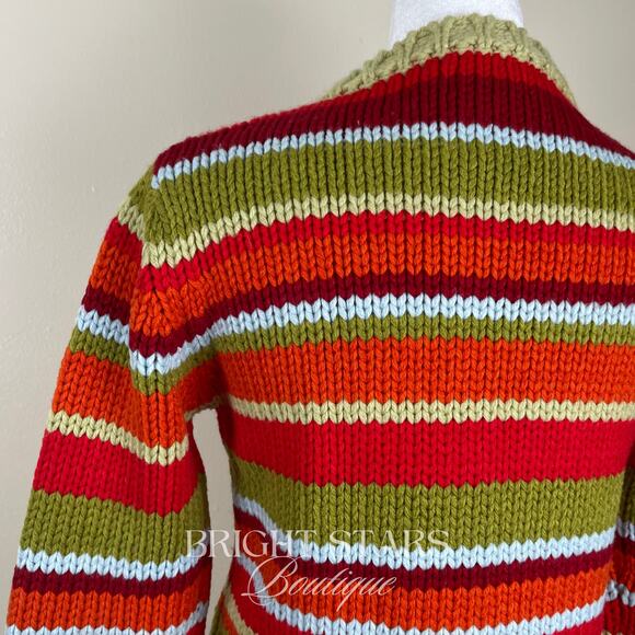 Rare Stripe Cardigan ASO Willow Rosenberg Buffy The Vampire Slayer Multicolor - Picture 14 of 16